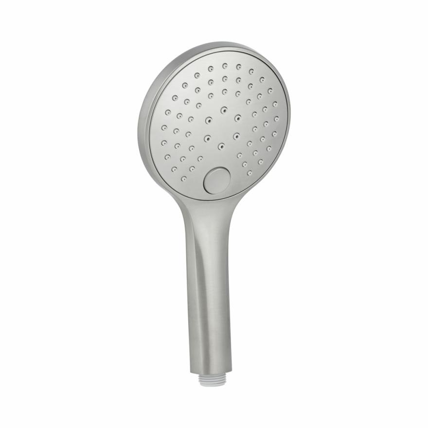 3-Function Round Hand Shower – Brushed Nickel Handheld Showers