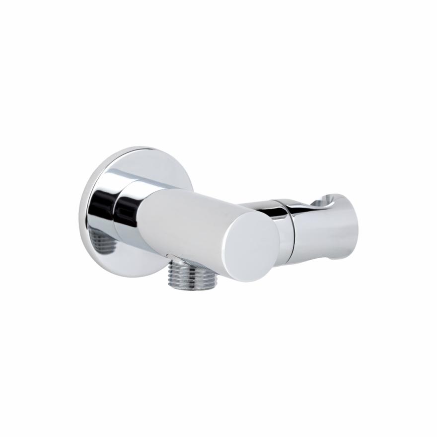 Adjustable Hand Shower Holder & Bp – Chrome Showers