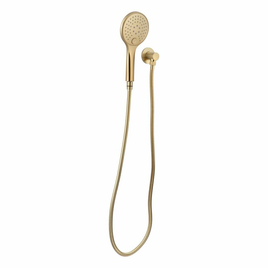 Aliro Accessible 3-Function Hand Shower Set – Brushed Brass Accessible Showers