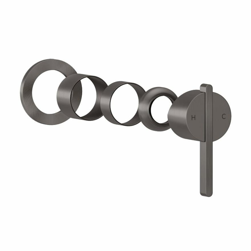 Aliro Accessible Handle Kit – Brushed Gunmetal Accessible Tapware