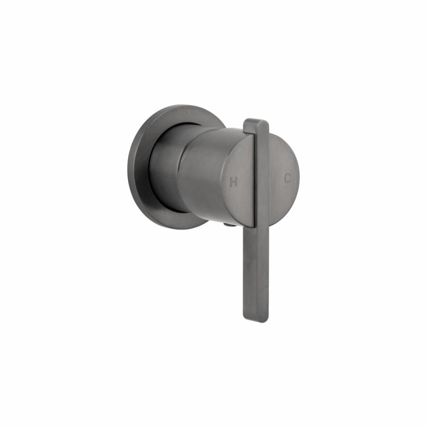 Aliro Accessible Minimal Mixer – Brushed Gunmetal Showers