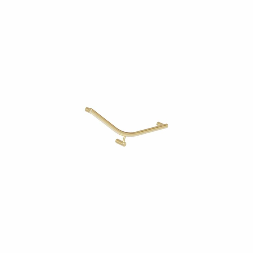 Aliro Ambulant 140° Grab Rail – Brushed Brass Ambulant Toilets