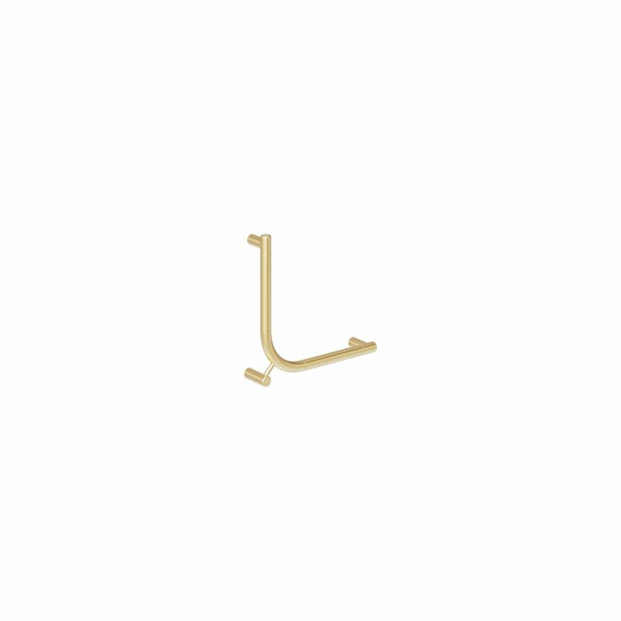 Aliro Ambulant 90° Grab Rail – Brushed Brass Ambulant Toilets