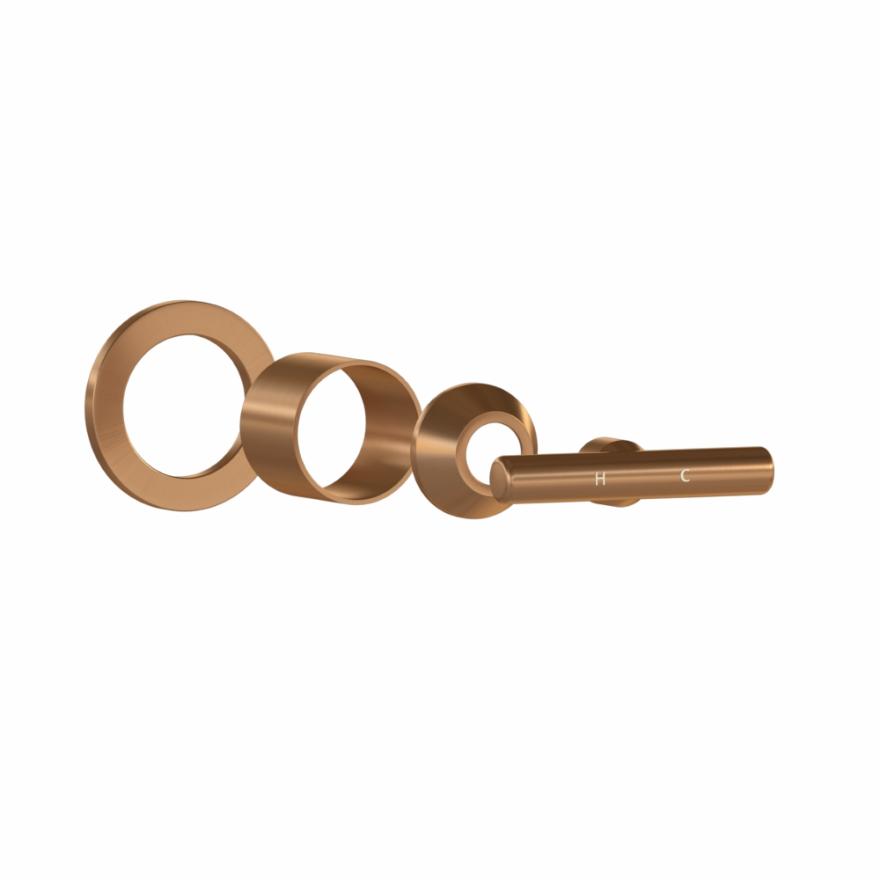 Barre Progressive Handle Kit – Brushed Copper Shower Taps And Mixers