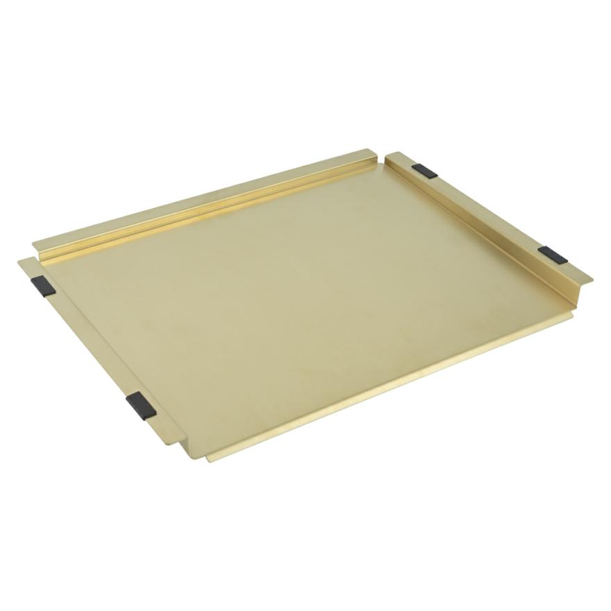 Bench Top Draining Tray – Brushed Brass – Essential Series Accessories