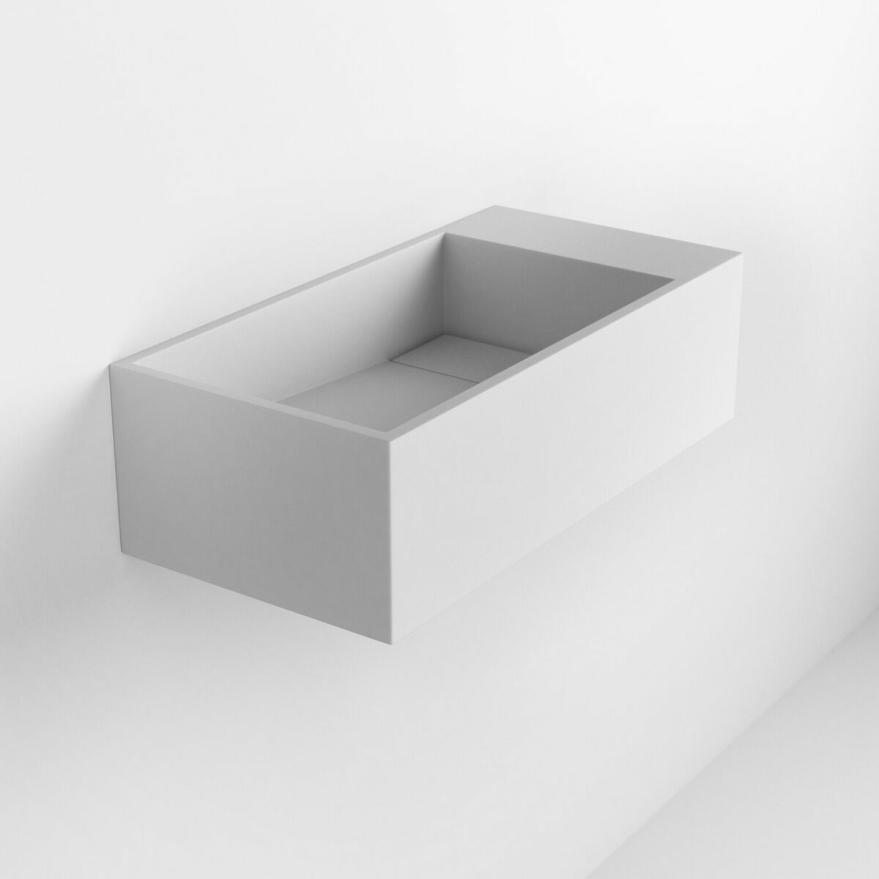 Cyrus Wall-Mounted Basin 500Mm X 250Mm (Slim Line) – Matte White Basins