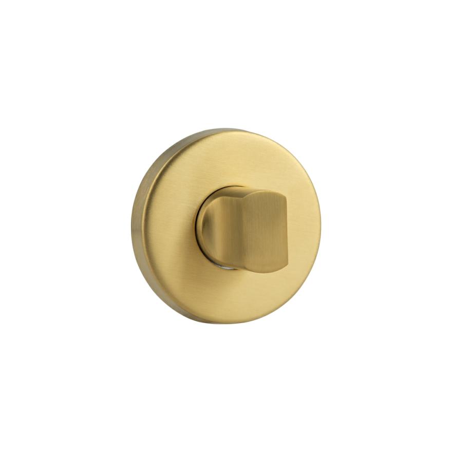 Dion Privacy Snib Lock – Brushed Brass Door Handles