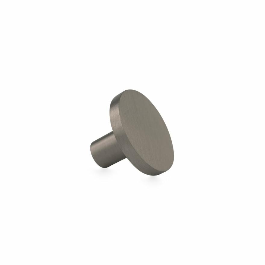 Elsa Cabinetry Knob – Brushed Gunmetal Cabinetry Handles