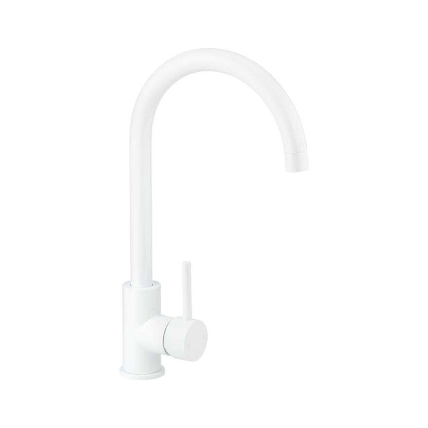 Elysian Kitchen Mixer – White Kitchen Sink Taps And Mixers