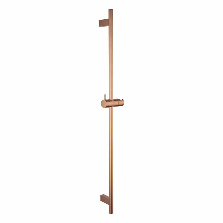 Elysian Shower Rail – Brushed Copper Shower Rails