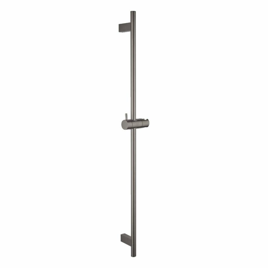 Elysian Shower Rail – Brushed Gunmetal Shower Rails