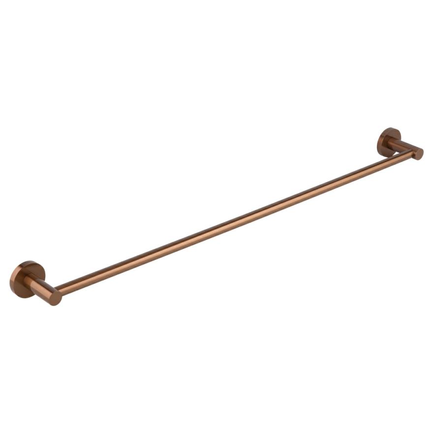 Elysian Single Towel Rail – Brushed Copper Accessories