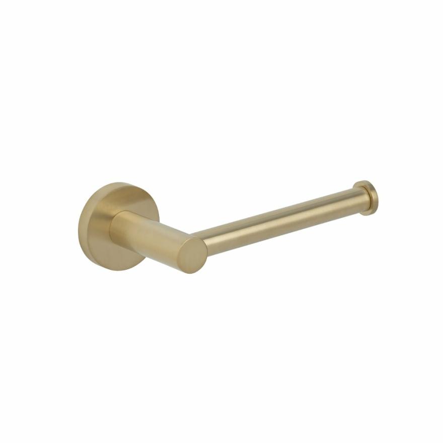 Elysian Toilet Roll Holder – Brushed Brass Accessories