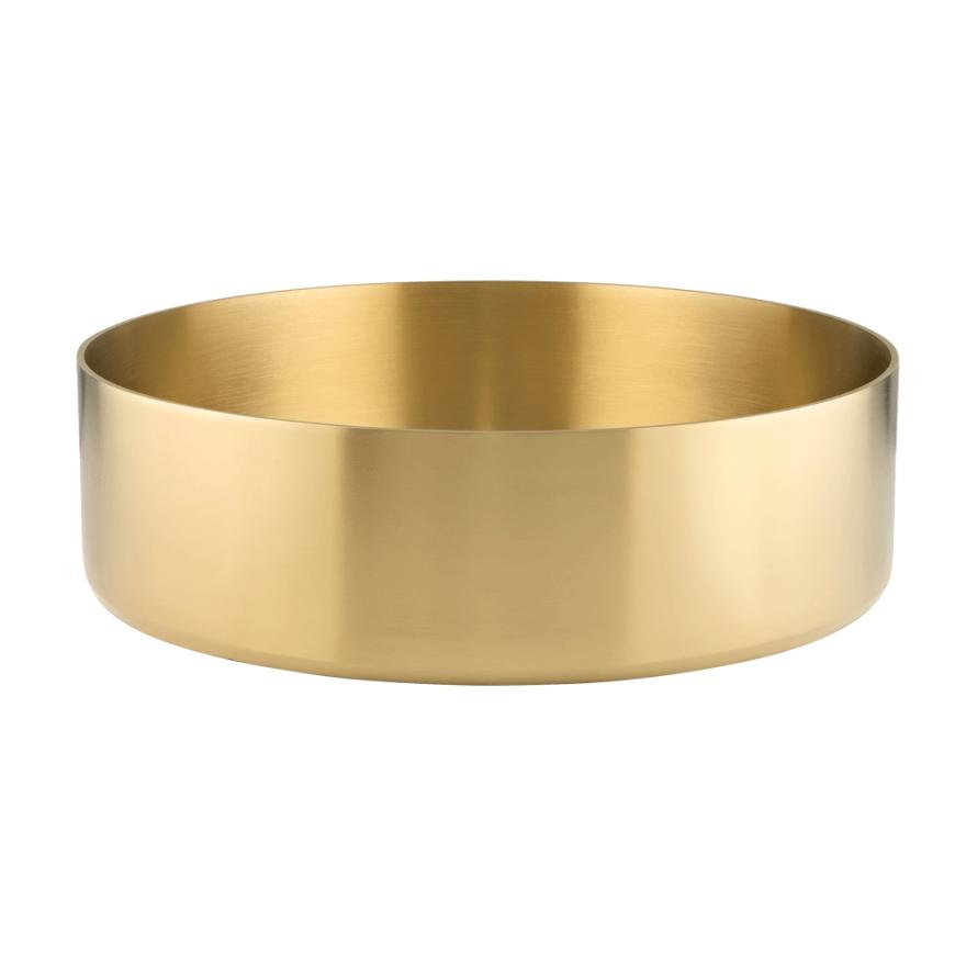 Harlow Round Basin Sink – Brushed Brass Basins