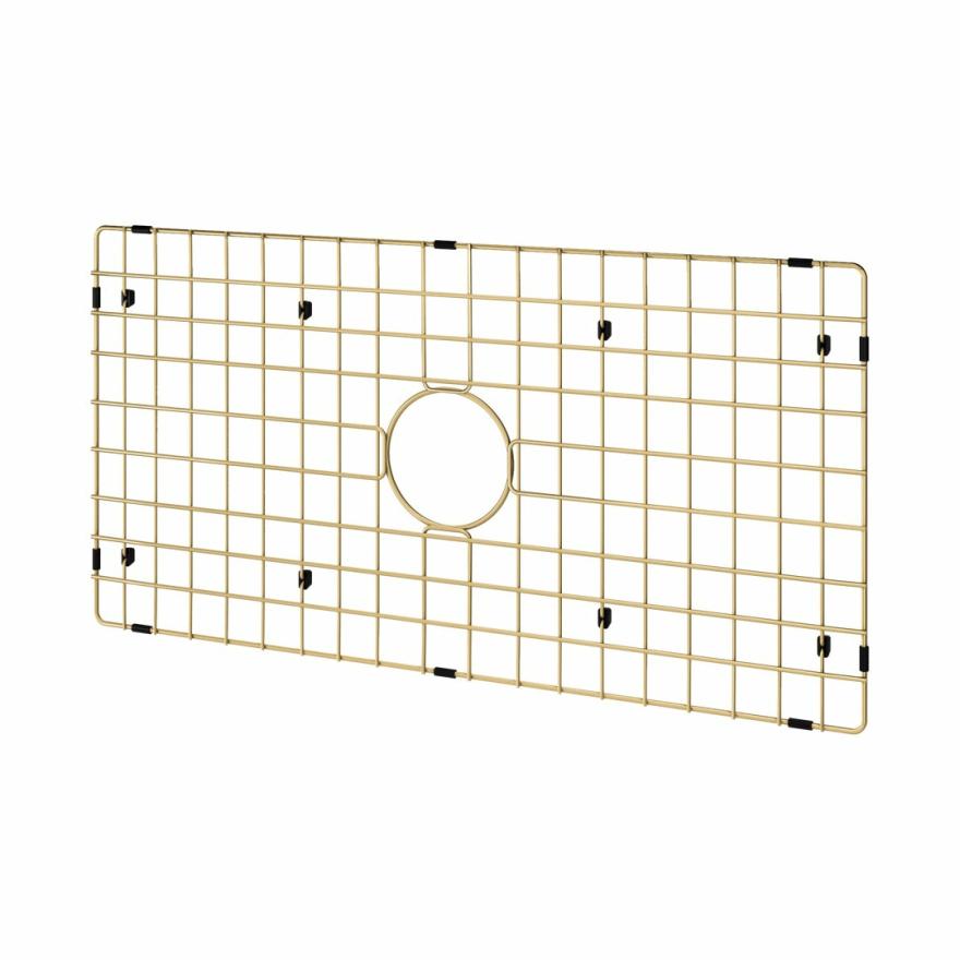 Hartley Single Sink Protector – Brushed Brass Accessories