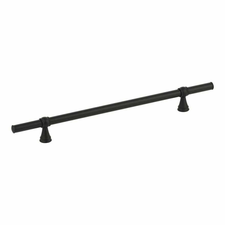 Kingsley Adjustable Cabinetry Pull 350Mm – Matte Black Cabinetry Handles