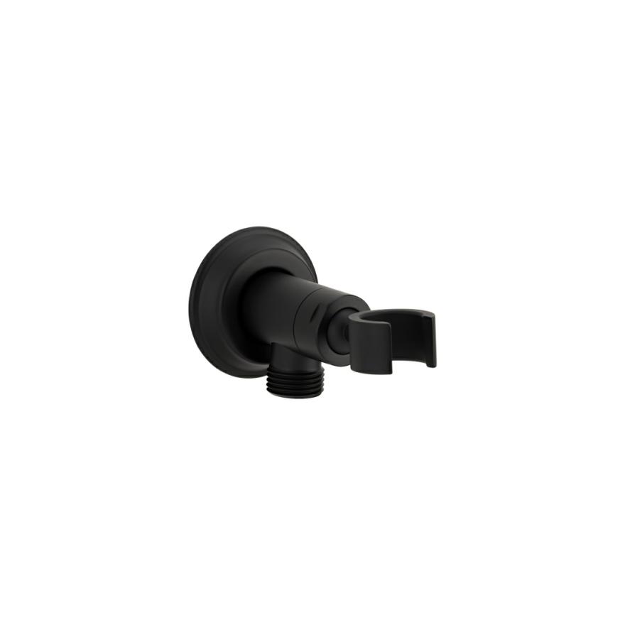 Kingsley Hand Shower Holder & Bp – Matte Black Shower Hoses & Bp's