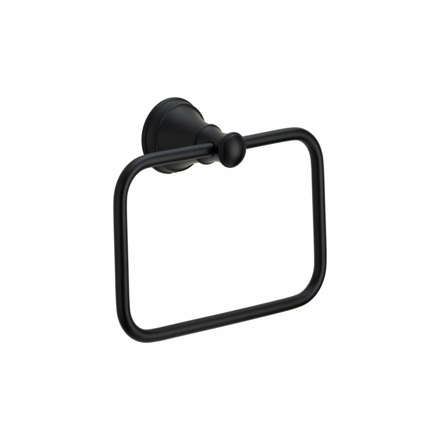 Kingsley Hand Towel Holder – Matte Black Accessories