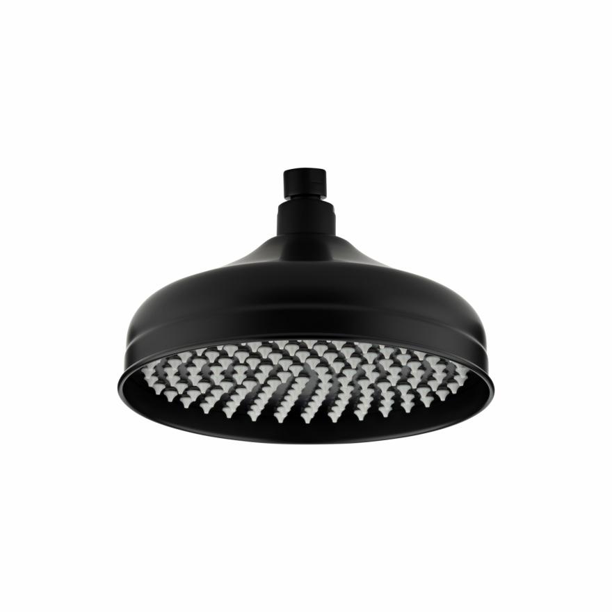 Kingsley Shower Head Round – Matte Black Rain Showers