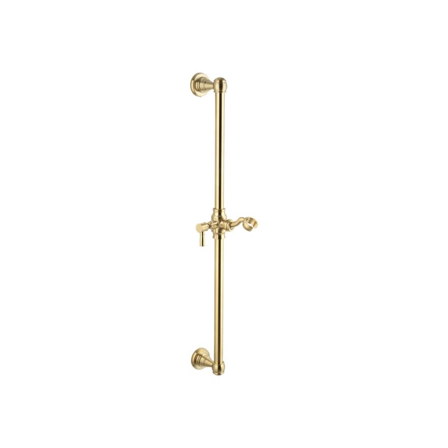 Kingsley Shower Rail – Brushed Brass Shower Rails