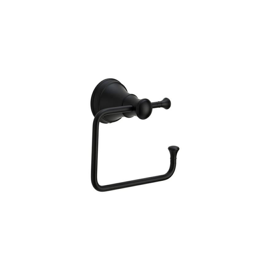 Kingsley Toilet Roll Holder – Matte Black Accessories