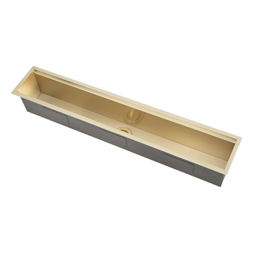 Kitchen Trough 1240Mm – Entertainer Series – Brushed Brass Accessories