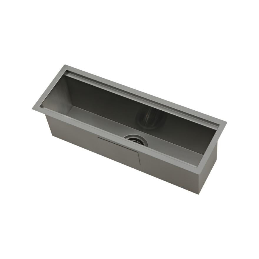 Kitchen Trough 640Mm – Entertainer Series – Brushed Gunmetal Accessories