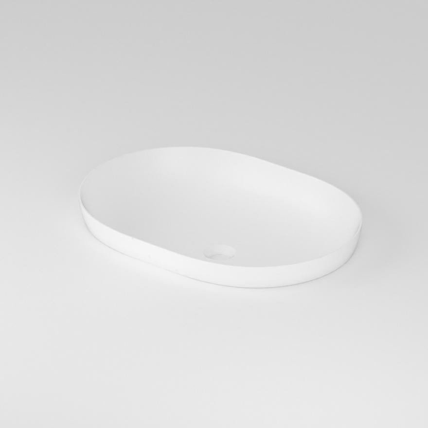 Kiva Semi-Inset Basin – Matte White Basins