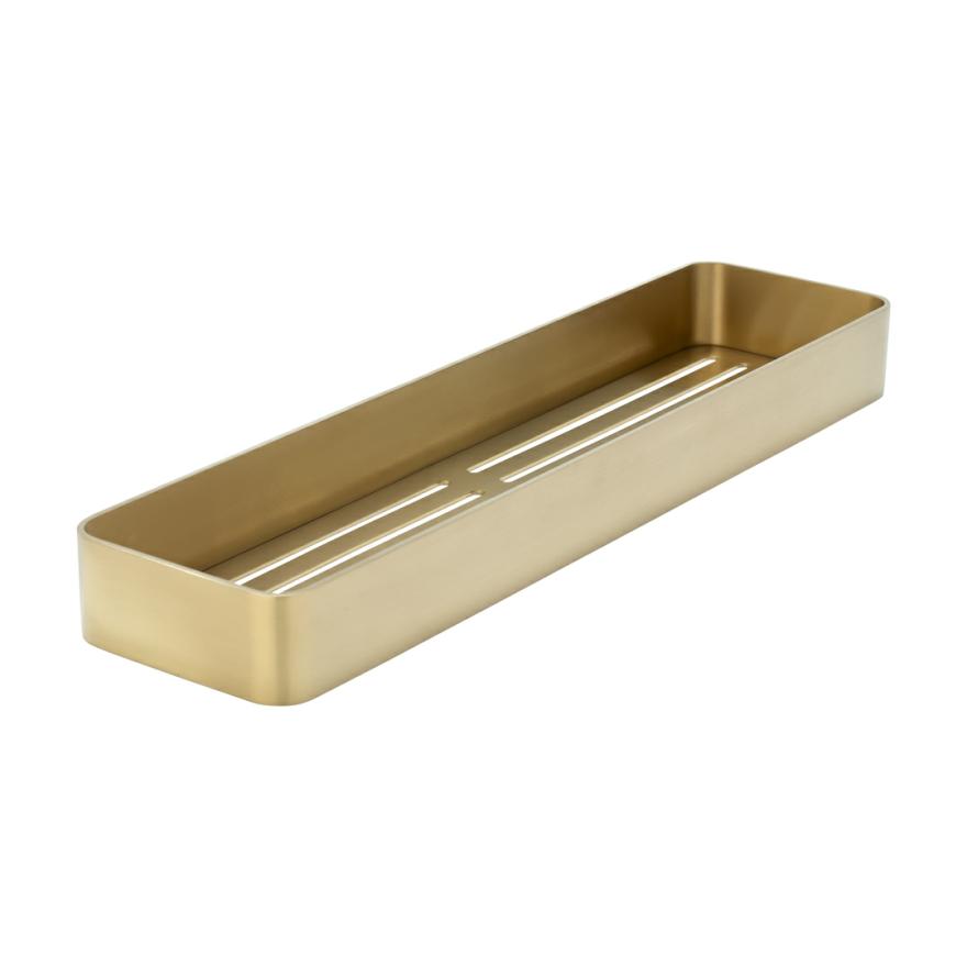 Maya Shower Caddy – Brushed Brass Accessories