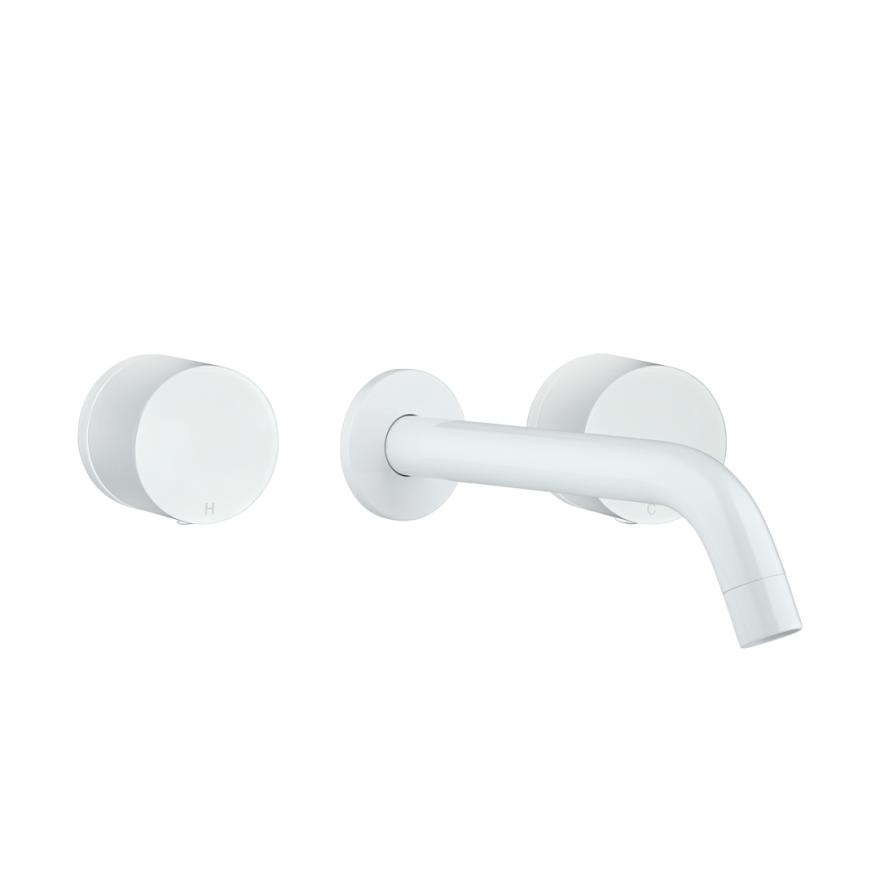 Milani Assembly Taps & Spout Set – White Basin Taps And Mixers