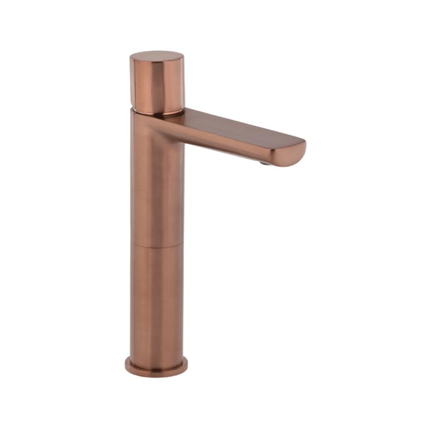 Milani Extended Basin Mixer – Brushed Copper Basin Taps And Mixers