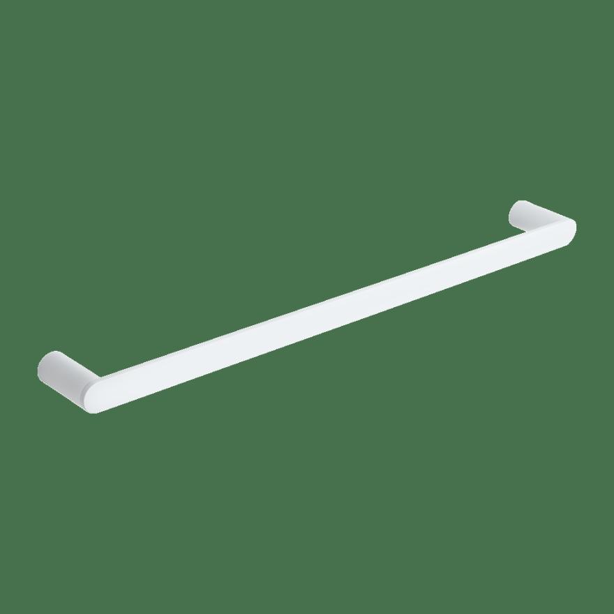 Milani Single Towel Rail 600Mm – White Accessories