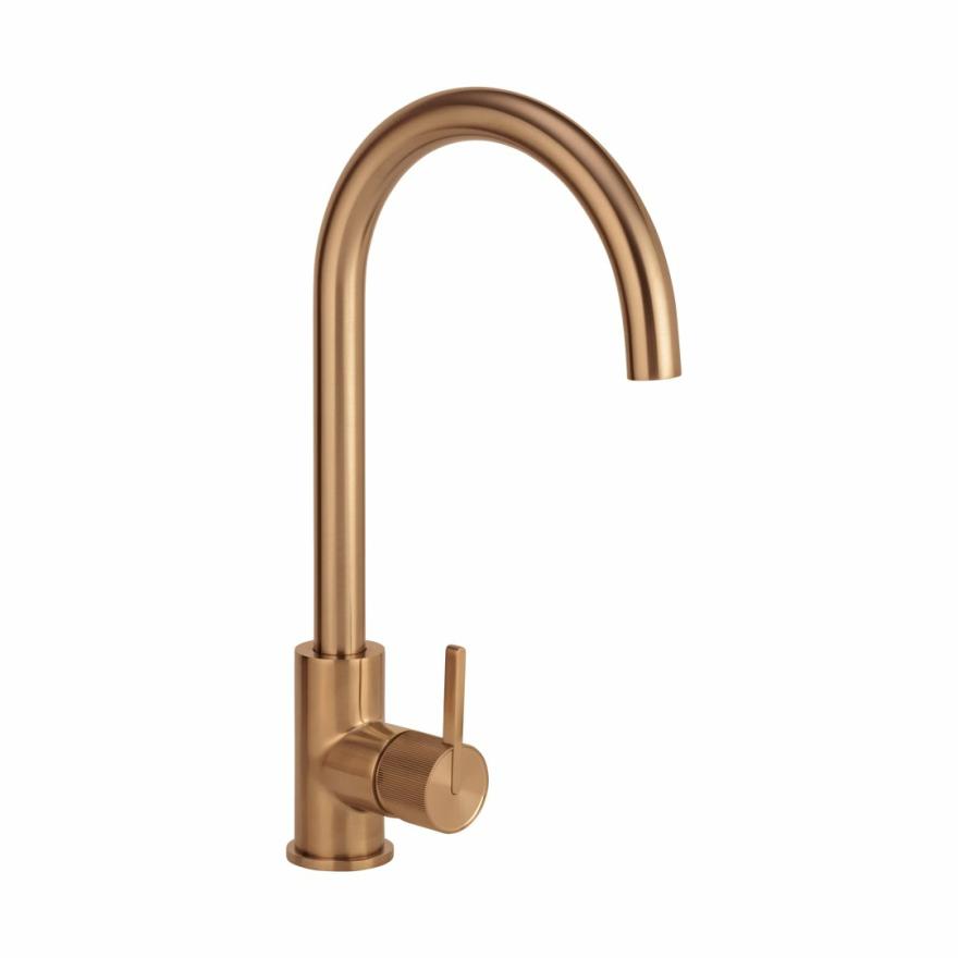 Namika Kitchen Mixer – Brushed Copper Kitchen Sink Taps And Mixers