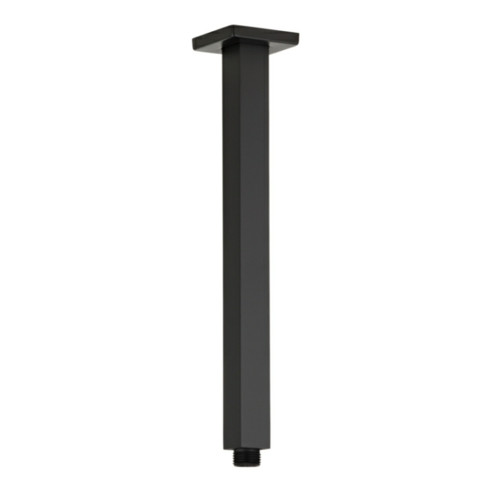 Noah Shower Dropper Square 300Mm – Matte Black Shower Arms & Droppers