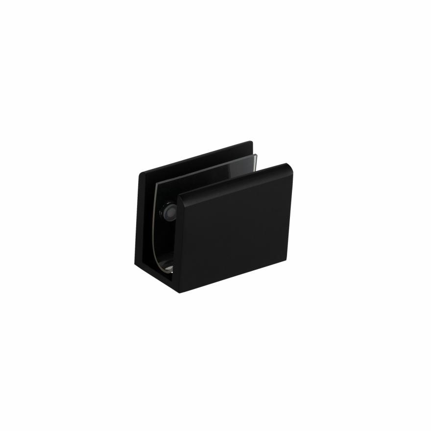 Pius Glass Panel Clip 10Mm – Matte Black Glass Hardware