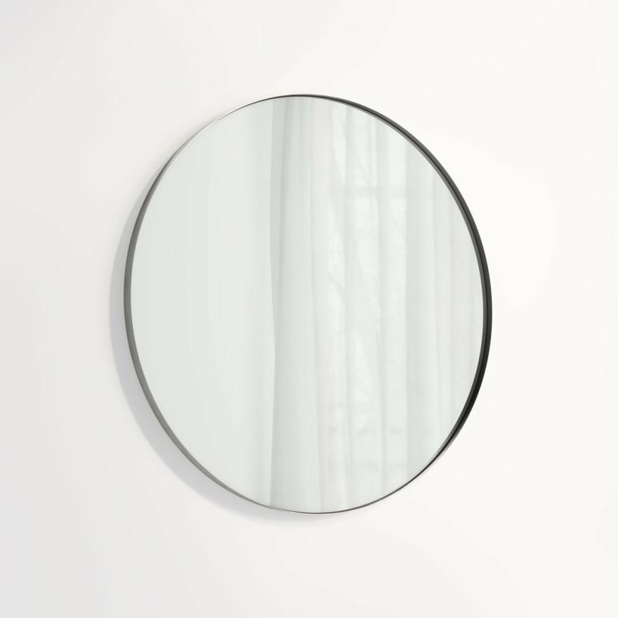 Round Mirror 800Mm – Brushed Gunmetal Mirrors