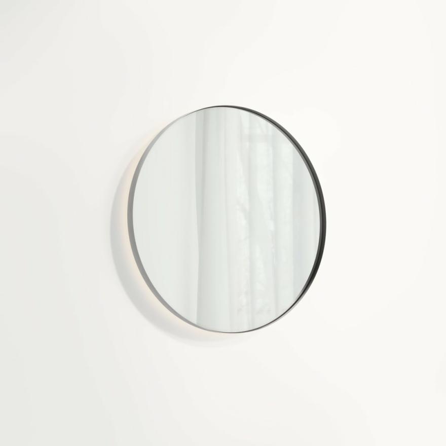 Round Mirror Led 600Mm – Brushed Gunmetal Led Mirrors