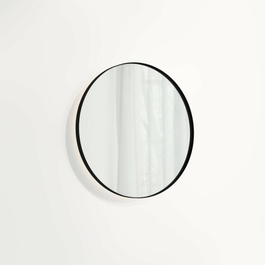 Round Mirror Led 600Mm – Matte Black Led Mirrors