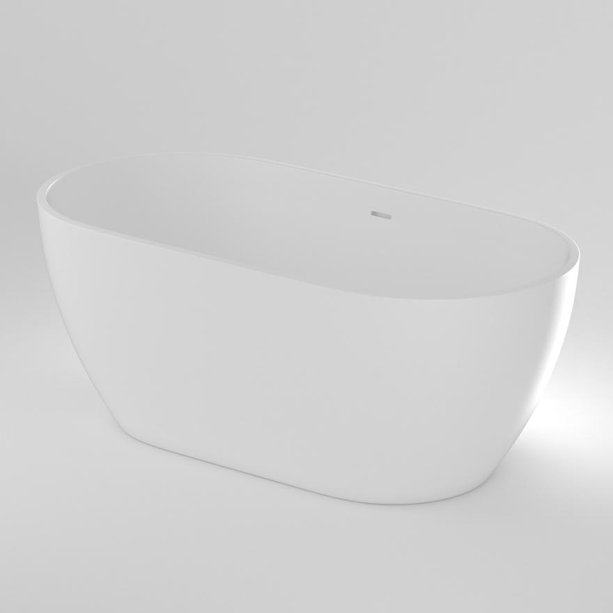 Scala Acrylic Freestanding Bath – 1510 Matte White Baths