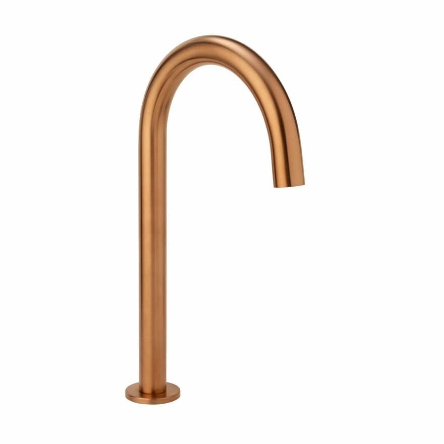 Sensor Gooseneck Hob Spout – Brushed Copper Spouts And Bath Fillers