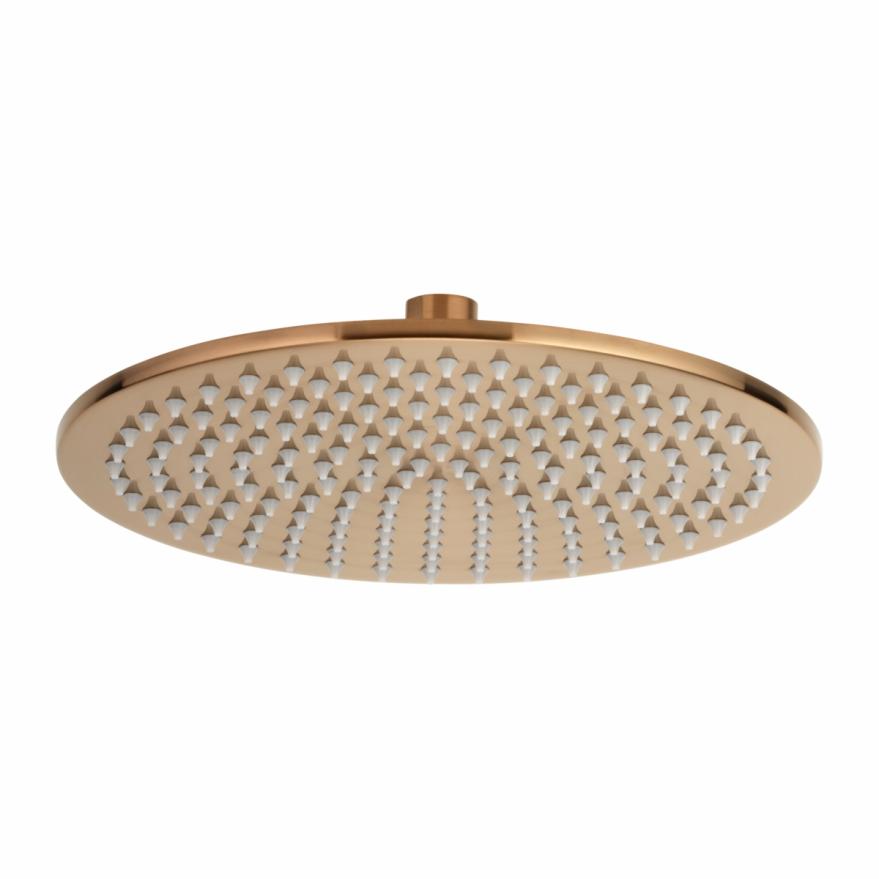 Shower Head Round 250Mm – Brushed Copper Rain Showers