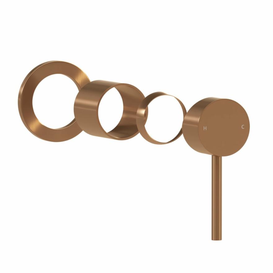 Sola Minimal Handle Kit – Brushed Copper Outdoor Tapware