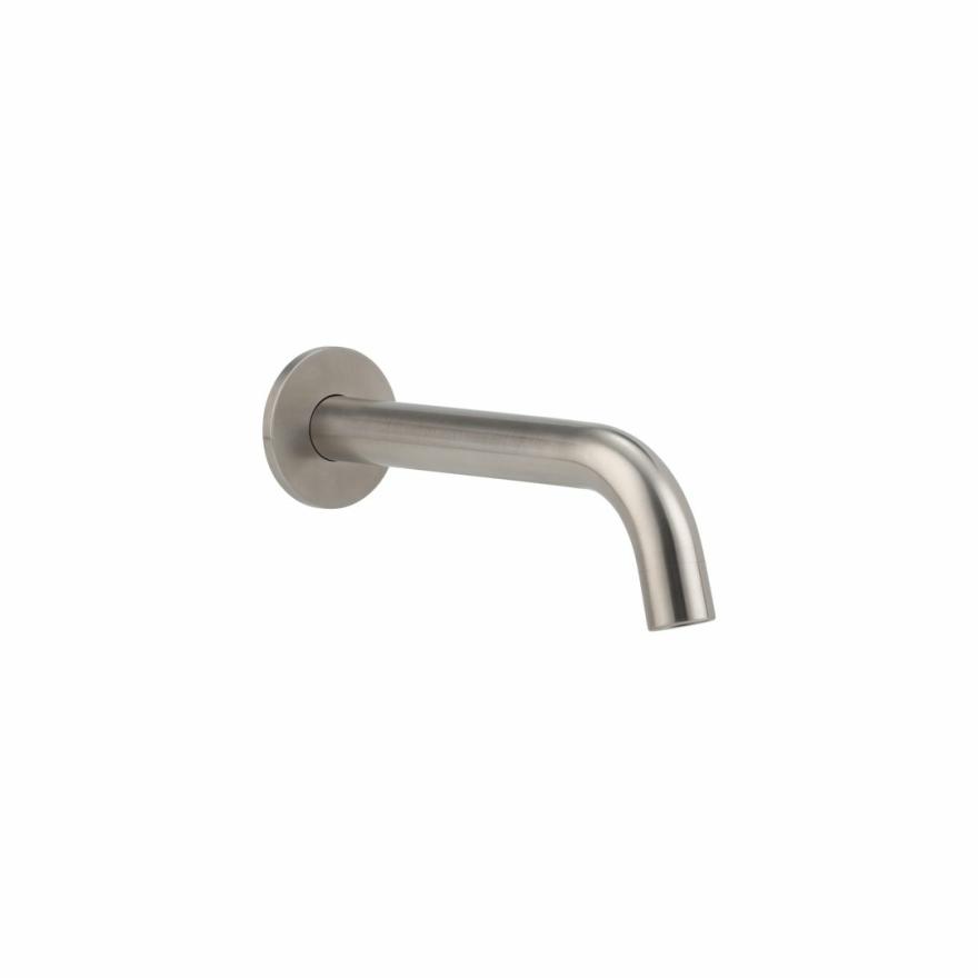 Sola Wall-Mounted Spout – Stainless Steel Outdoor Tapware