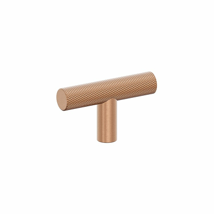 Tezra Textured Cabinetry T Pull – Brushed Copper Cabinetry Handles