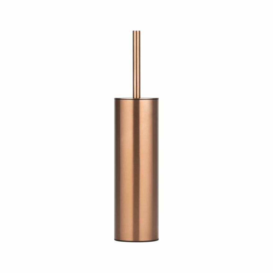 Toilet Brush Holder – Brushed Copper Accessories