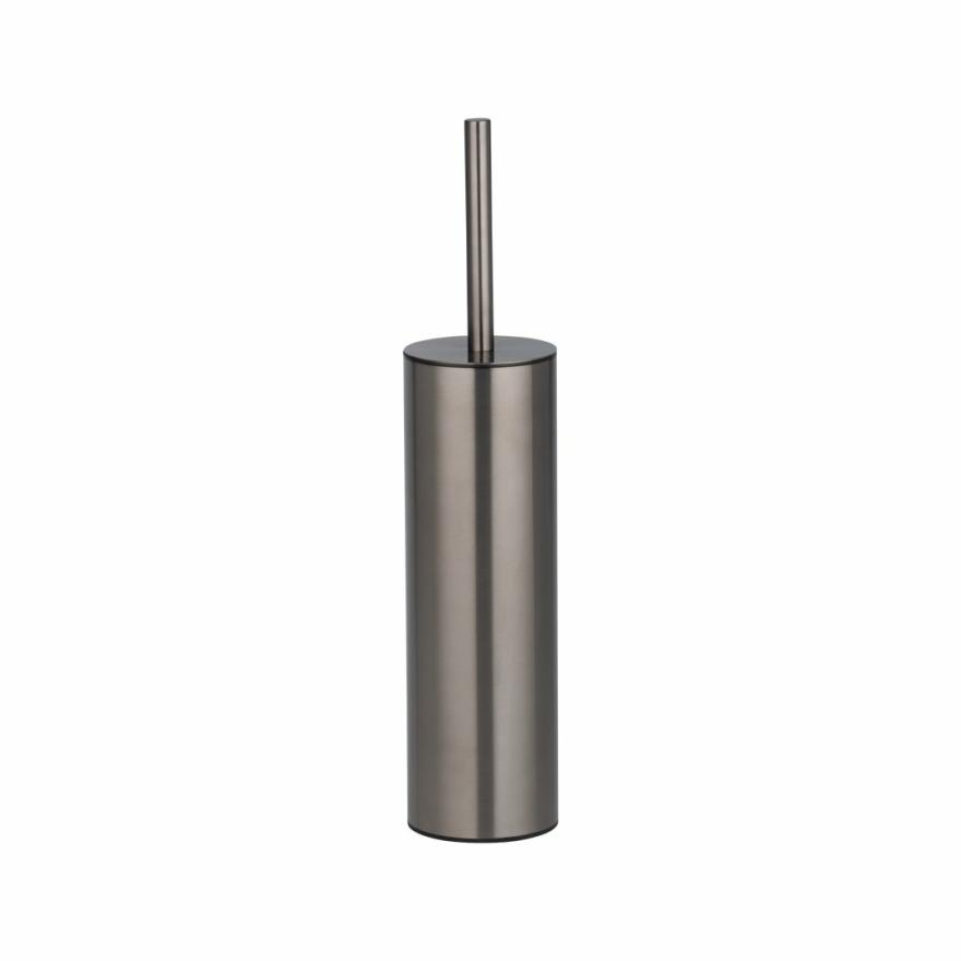 Toilet Brush Holder – Brushed Gunmetal Accessories