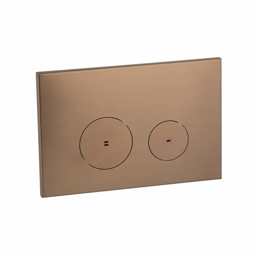 Zaaha Toilet Button Round – Brushed Copper Toilet