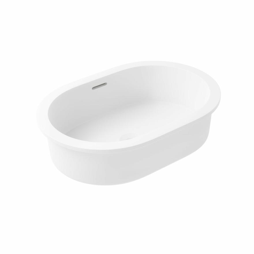 Zuri Round Undercounter Basin 520Mm (Large) – Matte White Basins