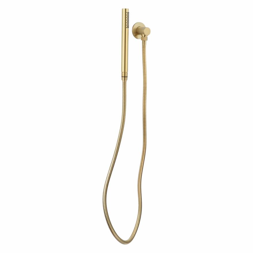 Aliro Round Hand Shower Set – Brushed Brass Accessible Showers