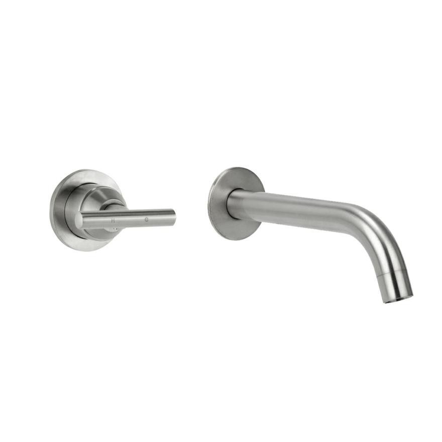 Barre Progressive Mixer & Spout Set – Brushed Nickel Basin Taps And Mixers